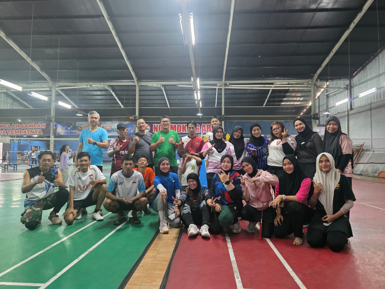 Funminton PT IPP dan customer PT SMAP Indonesia